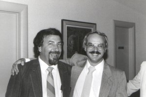 Rezeq Faraj et Bruce Katz, candidats du NPD pour les élections fédérales de1988. (Photo: auteur inconnu)