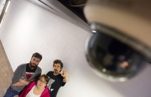 Vidéosurveillance à l'école. (Photo: Annik MH De Carufel)