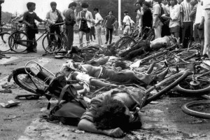 Massacre de la Place Tianamen, 4 juin 1989. (Photo: inconnu)