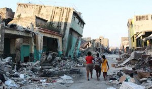 Séisme à Haïti, 2010. (Photo: Laurent Grzybowski)