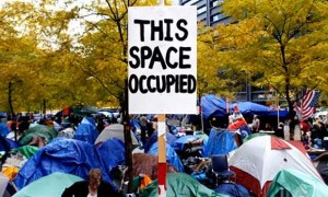 Parc Zuccotti, Occupy Wall Street, New York, 10 Novembre 2011. (Photo Seth Wenig)