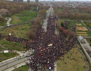 Manifestation Jour de la Terre, 2012. (Photo: inconnu)