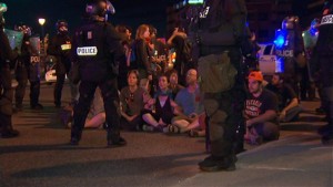 Sit-in à Sherbrooke, mai 2012. (Photo: inconnu)