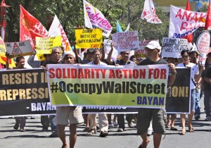 Occupy Wall Street, 19 octobre 2011, Manille, Philippines. (Photo: AP)