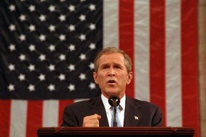 20 septembre 2001: Bush souhaite défendre la liberté américaine contre la peur du terrorisme. (Photo: domaine public)