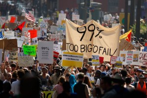 Occupy Los Angeles 15 octobre 2011, faisant partie du mouvement Occupy Wall Street. (Photo: David McNew)