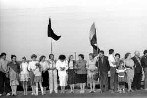 1989-08-23: Baltic Way was a human chain of approximately two million people dedicated to liberating the Baltic Republics from the USSR. (Photo: CC)